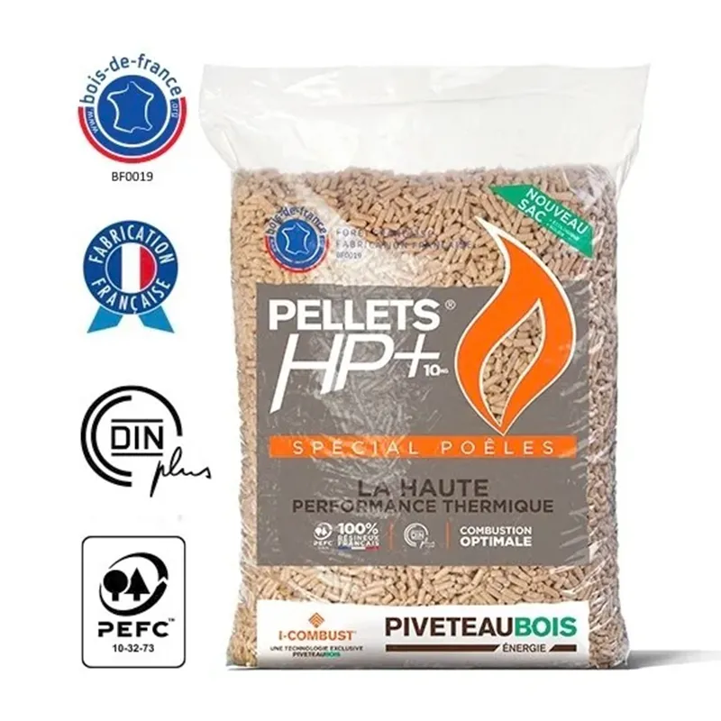 Granulés de bois Piveteau HP+ — 72 sacs de 15 kg